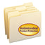 Top Tab File Folders With Antimicrobial Product Protection, 1/3-cut Tabs: Assorted, Letter, 0.75" Expansion, Manila, 100/box