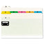 Alphabetic Top Tab Indexed File Guide Set, 1/5-cut Top Tab, A To Z, 8.5 X 14, Manila, 25/set