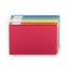 Colored Hanging File Folders With 1/5 Cut Tabs, Legal Size, 1/5-cut Tabs, Assorted Colors, 25/box