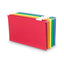 Colored Hanging File Folders With 1/5 Cut Tabs, Legal Size, 1/5-cut Tabs, Assorted Colors, 25/box