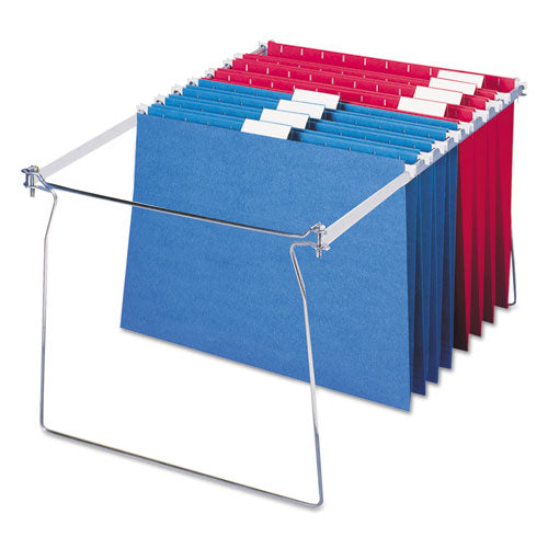 Steel Hanging Folder Drawer Frame, Legal Size, 23" To 27" Long, Gray, 2/pack