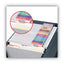 Viewables Hanging Folder Tabs And Labels, Complete Bulk Pack Refill, 1/3-cut, Assorted Colors, 3.5" Wide, 100/box