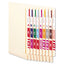 Alphaz Color-coded First Letter Combo Alpha Labels, I/v, 1.16 X 3.63, Pink/white, 5/sheet, 20 Sheets/pack
