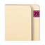 Yearly End Tab File Folder Labels, 23, 0.75 X 1.5, Purple, 500 Labels/roll