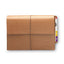 Redrope End Tab Wallets, 5.25" Expansion, 1 Section, Elastic Cord Closure, Straight Tabs, Legal Size, Redrope, 10/box