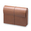 Classic Expanding Wallets, 3.5" Expansion, 1 Section, Elastic Cord Closure, Legal Size, Redrope