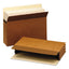 Easy Grip Pockets, 3.5" Expansion, Letter Size, Redrope, 25/box