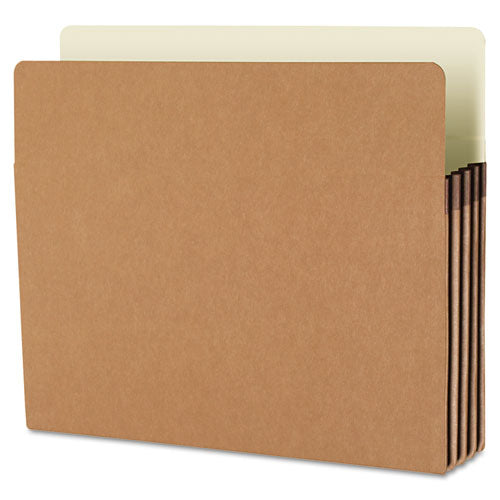 Redrope Drop Front File Pockets, 3.5" Expansion, Letter Size, Redrope, 25/box