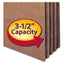 Redrope Drop Front File Pockets, 3.5" Expansion, Letter Size, Redrope, 50/box