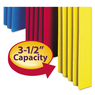 Colored File Pockets, Legal Size, 5-Pack