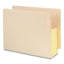 Manila End Tab File Pockets With Tyvek-lined Gussets, 5.25" Expansion, Letter Size, Manila, 10/box