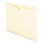 Manila File Jackets, 1-ply Straight Tab, Letter Size, Manila, 100/box