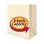 100% Recycled Top Tab File Jackets, Straight Tab, Legal Size, Manila, 50/box
