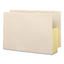 Manila End Tab File Pockets With Tyvek-lined Gussets, 3.5" Expansion, Legal Size, Manila, 10/box