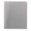 Two-pocket Folder, Textured Paper, 100-sheet Capacity, 11 X 8.5, White, 25/box