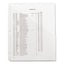 Organized Up Poly Slash Jackets, 2-sections, Letter Size, Clear, 5/pack