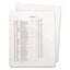 Organized Up Poly Slash Jackets, 2-sections, Letter Size, Clear, 5/pack