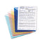 Organized Up Poly Slash Jackets, 2-sections, Letter Size, Clear, 5/pack