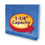 Poly String And Button Interoffice Envelopes, Open-end (vertical), 9.75 X 11.63, Transparent Blue, 5/pack