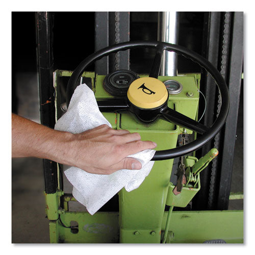 Safety Towels, 10 X 11.75, White, Unscented, 75/canister