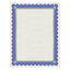 Parchment Certificates, Academic, 8.5 X 11, Ivory With Blue/silver Foil Border, 15/pack