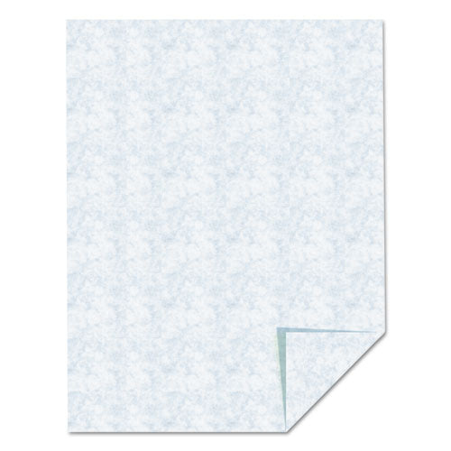 Parchment Specialty Paper, 24 Lb Bond Weight, 8.5 X 11, Blue, 100/pack