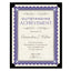 Certificate Holder, Black, 105lb Linen Stock, 12 X 9.5, 10/pack