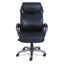 Cosset High-back Executive Chair, Supports Up To 275 Lb, 18.75" To 21.75" Seat Height, Black Seat/back, Slate Base