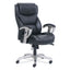 Emerson Big And Tall Task Chair, Supports Up To 400 Lb, 19.5" To 22.5" Seat Height, Brown Seat/back, Silver Base