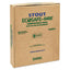 Ecosafe-6400 Bags, 30 Gal, 1.1 Mil, 30" X 39", Green, 48/box