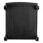 Single-drawer Mobile Filing Cabinet, 1 Legal/letter-size File Drawer, Black/teal, 14.75" X 18.25" X 12.75"