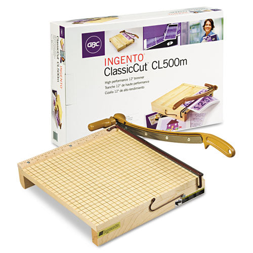 Classiccut Ingento Solid Maple Paper Trimmer, 15 Sheets, 24" Cut Length, 24 X 24