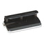 24-sheet Easy Touch Two- To Seven-hole Precision-pin Punch, 9/32" Holes, Black