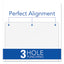 20-sheet Optima 20 Electric Punch, Three-hole, 9/32" Holes, Silver/black