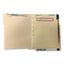 Side Tab Medical Chart Divider Sets, 8-tab, Assorted Medical, 11 X 9, Manila, 40 Sets