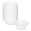 Plastic Dinnerware, Bowls, 5 Oz, White, 125/pack