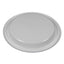 Plastic Dinnerware, Plates, 7" Dia, White, 125/pack