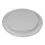 Plastic Dinnerware, Plates, 9" Dia, White, 500/carton