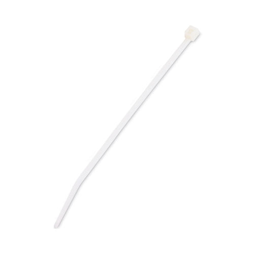 Nylon Cable Ties, 4 X 0.06, 18 Lb, Natural, 1,000/pack