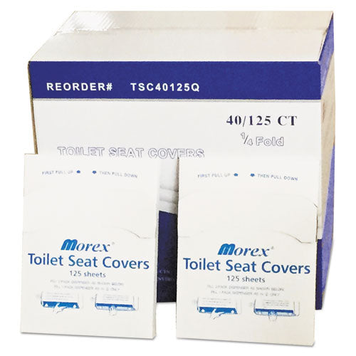 Half-fold Toilet Seat Covers, 14.75 X 16.5, White, 5,000/carton