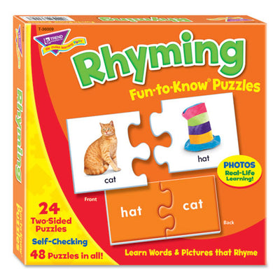 Fun To Know Puzzles, Opposites, Ages 3 And Up, 24 Puzzles