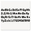 Ready Letters Playful Combo Set, Black, 4"h, 216/set