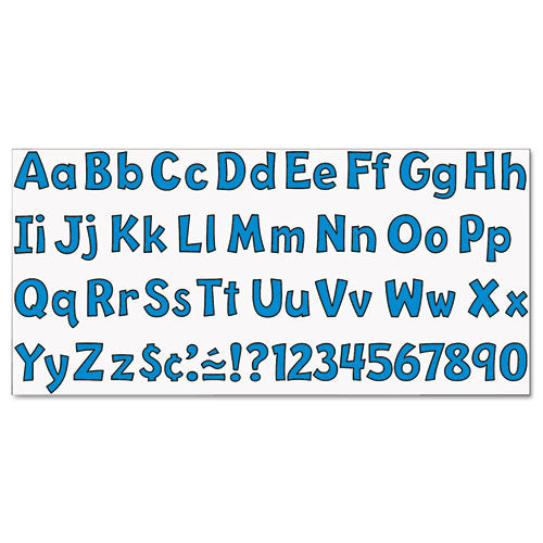 Ready Letters Playful Combo Set, Blue, 4"h, 216/set