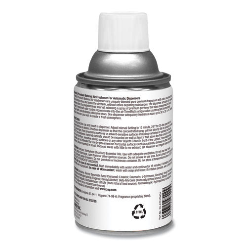 Premium Metered Air Freshener Refill, Dutch Apple And Spice, 6.6 Oz Aerosol Spray, 12/carton