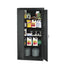72" High Standard Cabinet (assembled), 36w X 18d X 72h, Light Gray