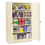 Assembled Jumbo Steel Storage Cabinet, 48w X 18d X 78h, Light Gray