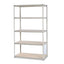 Stur-d-stor Shelving, Five-shelf, 36.5w X 18.5d X 72h, Sand