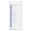 Time Clock Cards, Replacement For Atr206/c3000/m-154, One Side, 3.38 X 8.25, 500/box