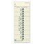 Time Clock Cards, Replacement For Ch-107-2, Two Sides, 3.5 X 9, 500/box