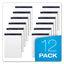 Gold Fibre Quality Writing Pads, Wide/legal Rule, 50 White 8.5 X 11.75 Sheets, Dozen
